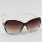 Crystal Frame UV Protection Sunglasses Lady Women&acirc;��s Eyewear with Glasses Case