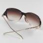 Crystal Frame UV Protection Sunglasses Lady Women&acirc;��s Eyewear with Glasses Case