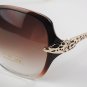 Crystal Frame UV Protection Sunglasses Lady Women&acirc;��s Eyewear with Glasses Case