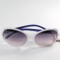 Crystal Frame UV Protection Sunglasses Lady Women&acirc;��s Eyewear with Glasses Case