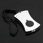 Hot 2 in 1 Compass White LED Flashlight with Strap New