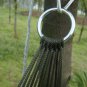 Army Green High Strength Nylon Meshed Hammock Camping Yard Sleeping Lounge Hanging Bed 200cm