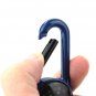 Carabiner Key Chain Metal Compass Outdoor Camping Blue
