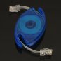 2.3m Retractable RJ45 M-M Cat5 Ethernet Network Cable