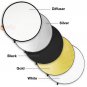 24" 60cm 5-in-1 Studio Light Reflector Mulit Collapsible Disc Circular