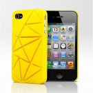 COIN 4 Snap Case Cover for Apple iPhone 4 / 4S (Yellow)