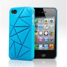 COIN 4 Snap Case Cover for Apple iPhone 4 / 4S (Blue)