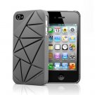 COIN 4 Snap Case Cover for Apple iPhone 4 / 4S (Gray)