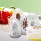 Artistic Kitchen Castor Animal Figure Shaker 4 Bottles Set Gift