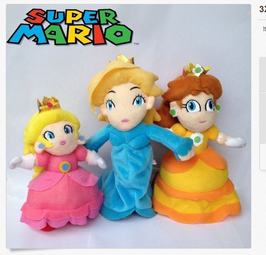 princess peach and daisy plush