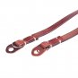 CANPIS Genuine Leather Camera Neck Shoulder Strap for Mirrorless DSLR Canon Sony Leica Olympus Brown