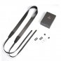 CANPIS Black Genuine Leather Camera Neck Shoulder Strap for DSLR Canon Nikon Sony Leica Fuji