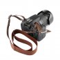 CANPIS Crazy Horse Genuine Leather Camera Neck Shoulder Strap for DSLR Canon Nikon Sony Leica Fuji