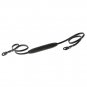 CANPIS Paded Extended Length Genuine Leather Camera Neck Shoulder Strap for Mirrorless DSLR Black