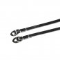 CANPIS Paded Long Genuine Leather Camera Neck Shoulder Strap for Mirrorless DSLR Black & Brown