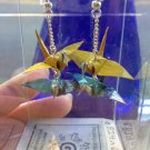 Origami Double Crane Earrings