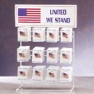 American Flag Pin Display 96ct