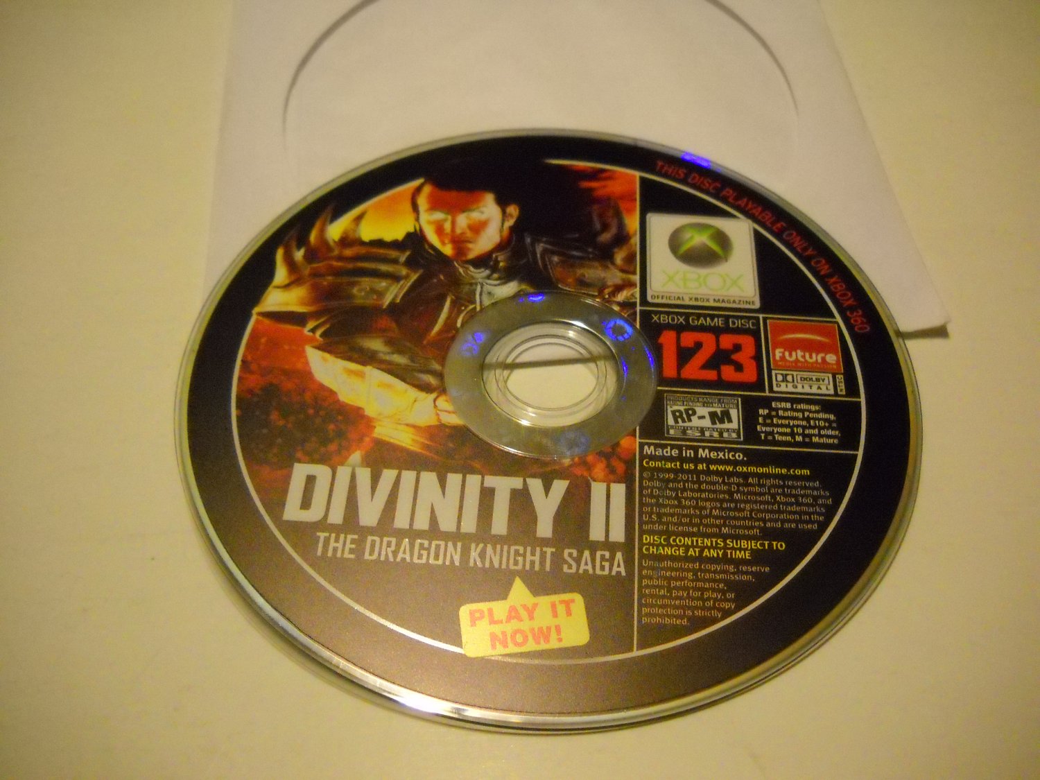 Official Xbox Magazine Demo Disc 123, OXM Xbox 360