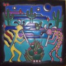 Kokopellis handcrafted art tiles