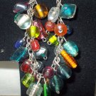Multi-Colored Glass Beads Bracelet