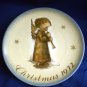 Vintage B. Hummel 1972 Sister Berta Christmas Wall Plate limited edition