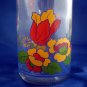 Vintage 70's Olive Oil Decorative Floral Bottle