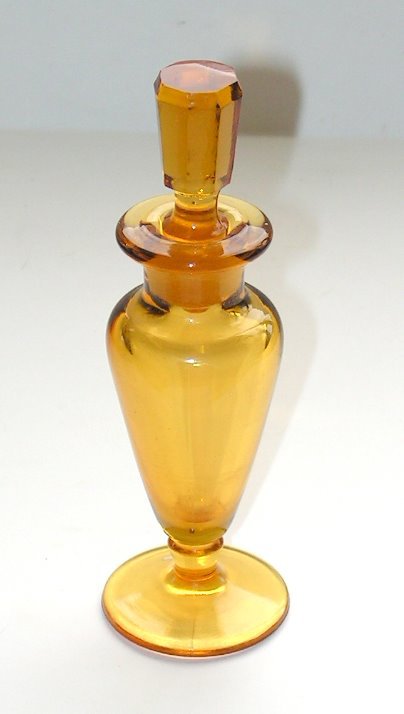 Perfume Bottle New Martinsville Depression Glass Art Deco