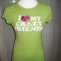 'I Love My Crazy Friends' Tee