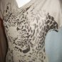 Tan Cheetah Goldleaf Butterfly-Back Top