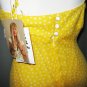 Yellow & White Polka Dot Betsey Johnson Dress - 8