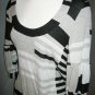 Black/White/Silver Cocktail Dress/Top