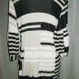Black/White/Silver Cocktail Dress/Top