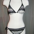 Black & White Knit Bikini