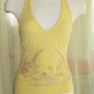 Yellow 'Dream On' Halter Top