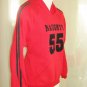 Red 'Naughty' Pull Over Hoodie
