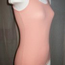 Peach Basic Ribbed Tank