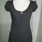 Dark Gray Basic Casual Top