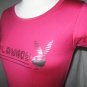 Magenta 'Playboy' Nylon Top