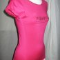 Magenta 'Playboy' Nylon Top