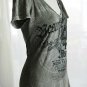 Gray Embellished Tee