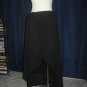Black Layered A-Line High Low Skirt size medium