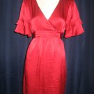 Red Betsey Johnson Silk Dress 6