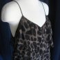 Flowing Chiffon Animal Print Top/Dress S