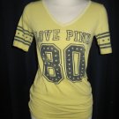 Victoria's Secret PINK Yellow Athletic Top S