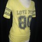 Victoria's Secret PINK Yellow Athletic Top S