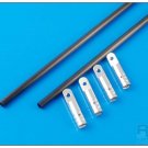 X800-83035S Tail Brace Set Silver IN STOCK