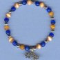 SOFTBALL MOM STERLING SILVER CHARM BRACELET