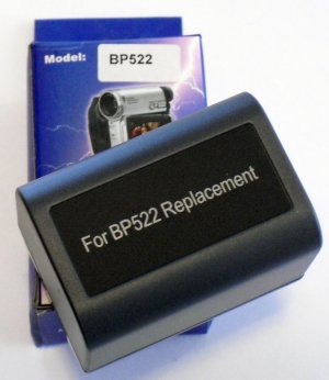 Canon equivalent BP-522 Battery
