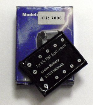 Kodak Equivalent Klic-7006 Battery