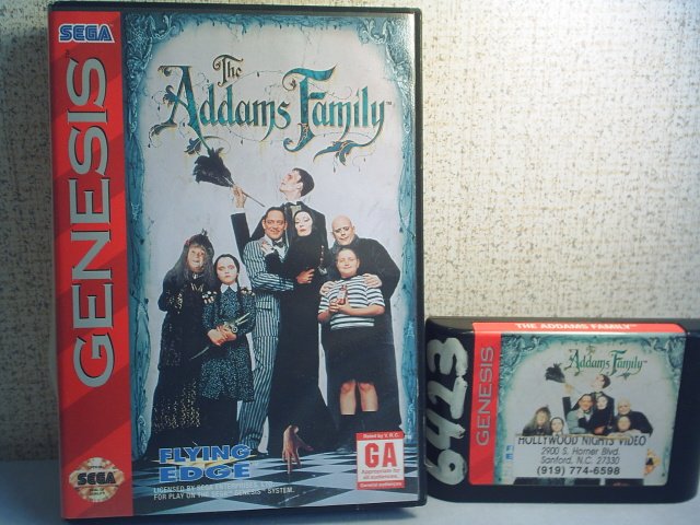 Addams family sega прохождение